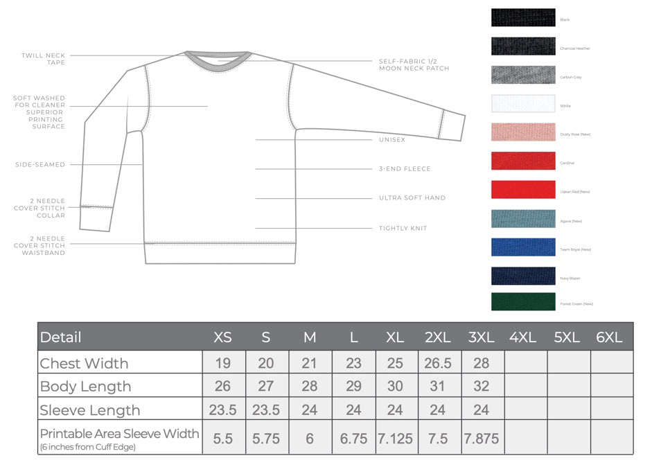 Personalized Embroidered Sweatshirts & Crewnecks