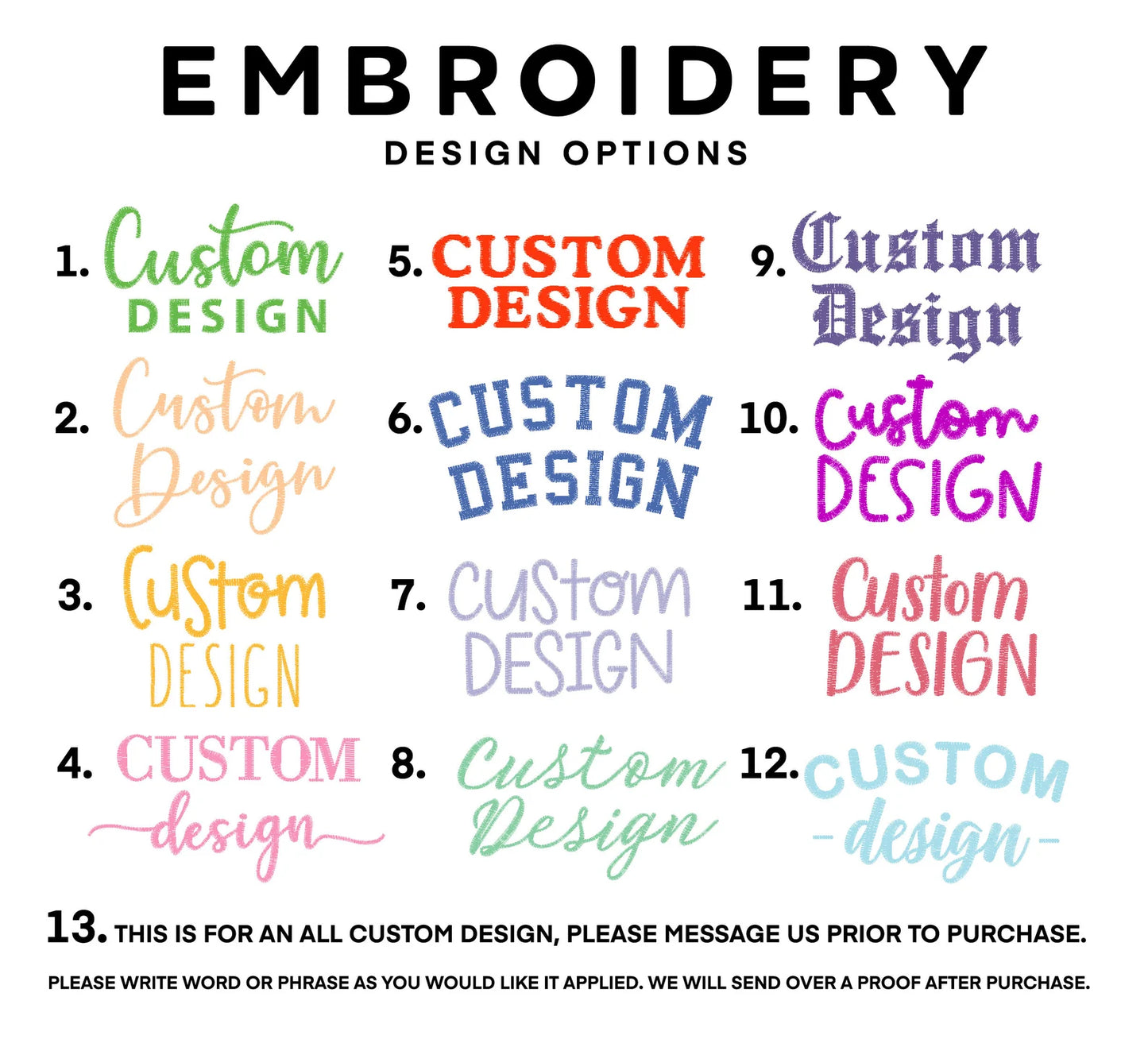 Personalized Embroidered Sweatshirts & Crewnecks