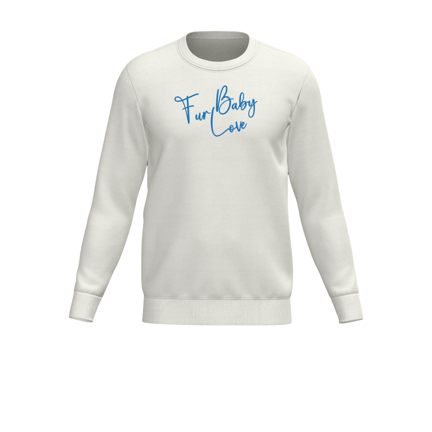 Fur Baby Love Embroidered Crewneck