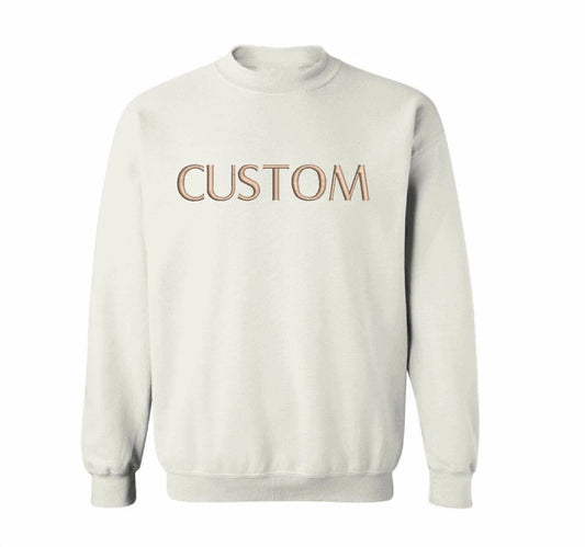 Personalized Embroidered Sweatshirts & Crewnecks