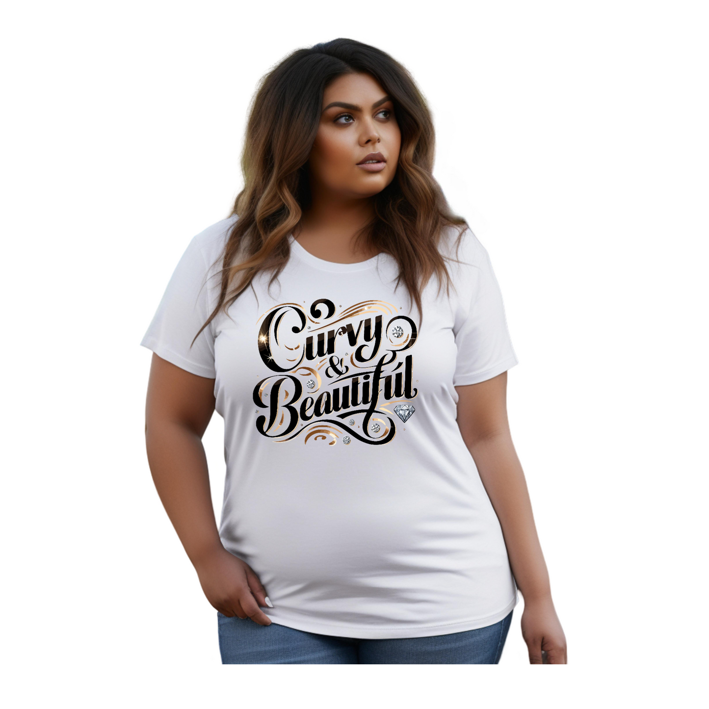 Diamond Curve Inspirational Tee